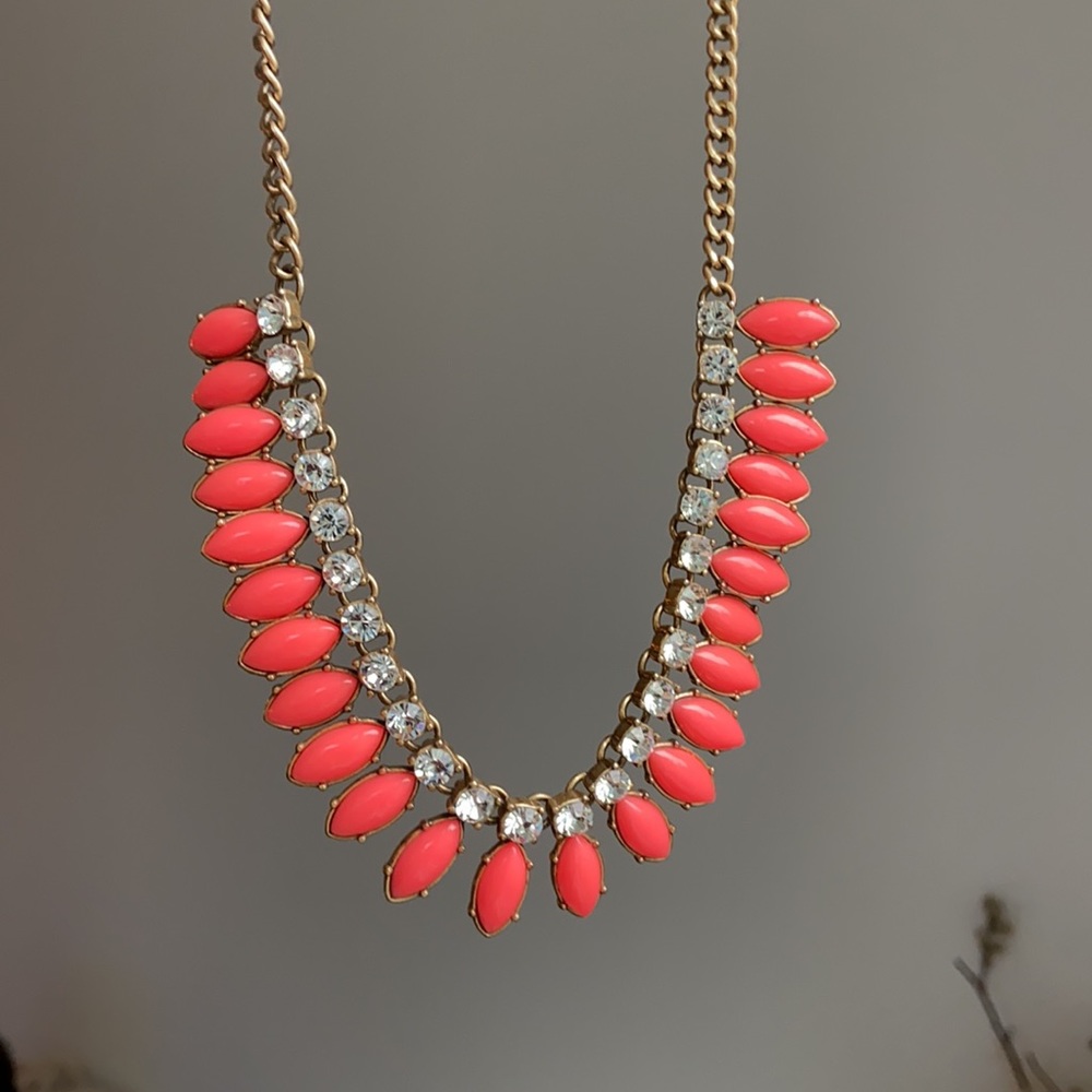 J.Crew necklace with rhinestones